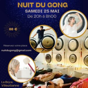 Nuit du gong le 25 mai 2024 à Lyon