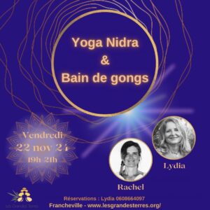 Yoga Nodra et bain de gongs à Lyon en novembre 2024