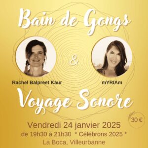 Voyage sonore et Bain de gongs à Lyon